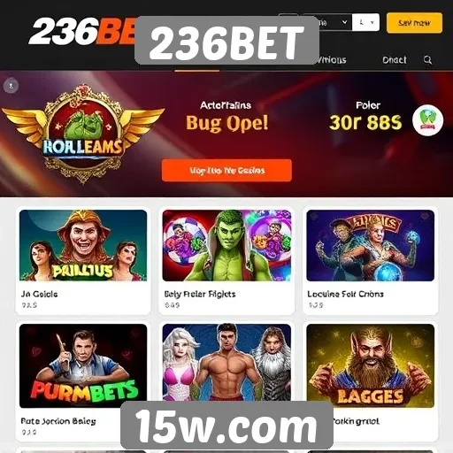 Análise da variedade de jogos disponíveis no 236BET